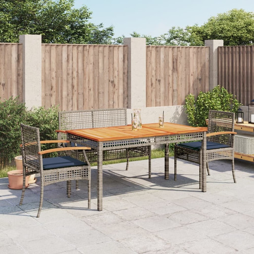 Patio dining set grey - set, 4