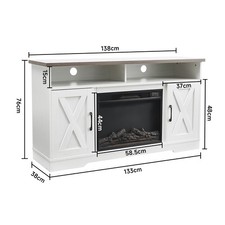 Electric fireplace with - with, tvs