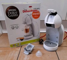 Dolce Gusto Mini Me Pod Coffee Machine Krups KP120 White Grey   Red cord. Boxed.