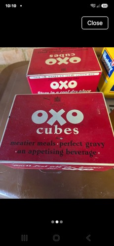 Vintage tins x oxo and - x,