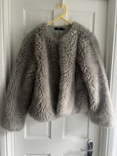 Missguided Women's Faux Fur Jacket Size 10