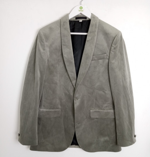 Men velvet blazer - velvet,