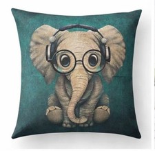 Cute Elephant Pillow Cover 18