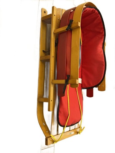 Bean kids wooden sled - l.l.bean, red