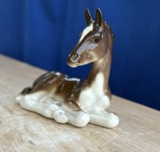 Vintage Lomonosov LFZ  Porcelain  Horse Figurine Backstamp USSR Great condition