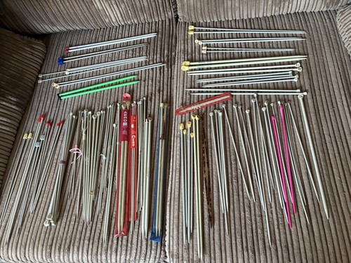 Vintage knitting needles job - needles,