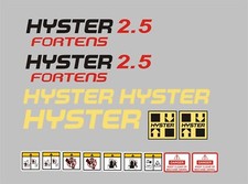 Hyster 2.5 Fortens Fork Lift Decal Set