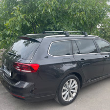 For VW PASSAT VARIANT B8 B 8.5 2015 2024 Roof Rack Cross Bars Anti-Theft Grey