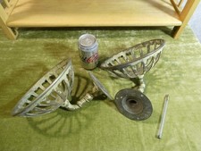 Pair Brass Wall Mounted OIL