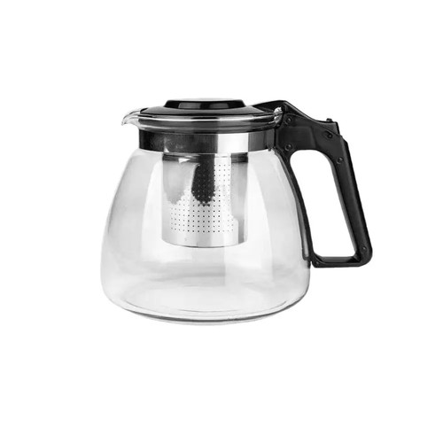 Glass teapot with tea - glass, infuser