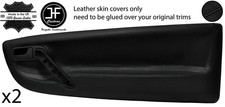 Black stitch front door - 2x,