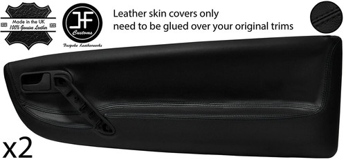 Black stitch front door - 2x,