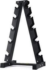 Dumbbell Rack Heavy Duty Steel 350kg/400kg Load Bearing, 5-Tier/6-Tier Weights 