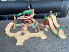 Disney Jungle Junction Jungle Playset And Race Launcher Very Rare Set 