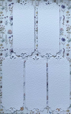5 x White Hammered Card