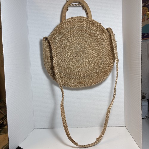 Zara straw circle - straw, bag
