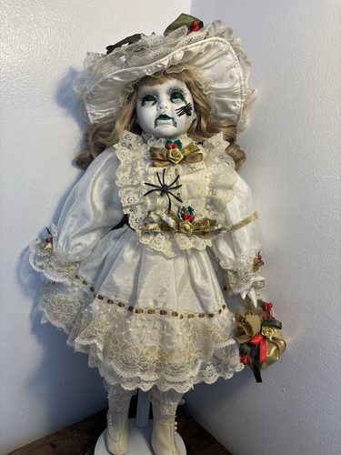 Porcelain horror doll - porcelain,