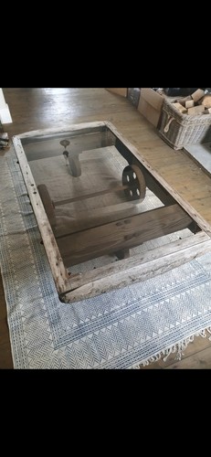 Coffee table vintage railway - table,
