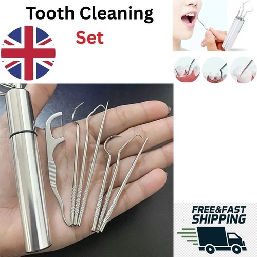 Dental kit toothpick set metal - toothpick,
