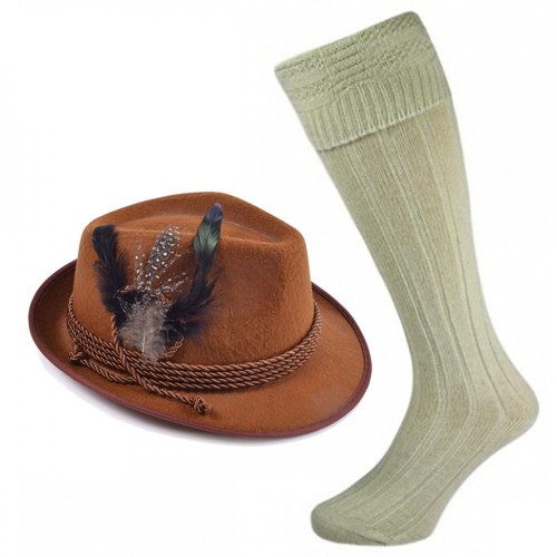 Mens bavarian brown hat - mens,