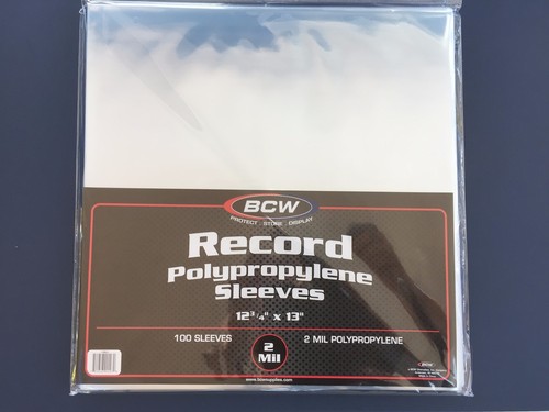 100 bcw record - record, vinyl
