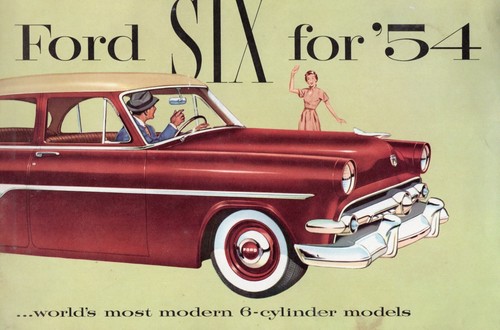 1954 ford six skyliners - six,