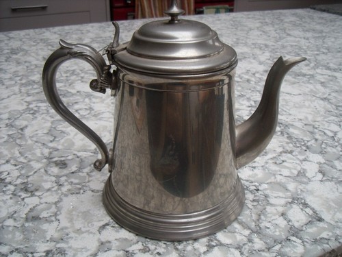 1970s pewter teapot arthur - by,
