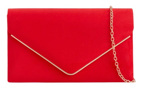 Womens faux suede envelope - faux,