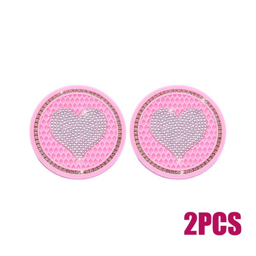 2pcs diamond heart - 2pcs, shaped