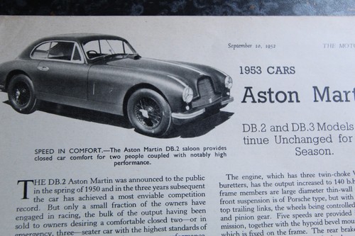 Original 1952 motor mag - motor,
