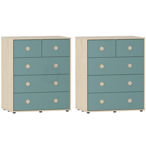Drawer chest bedside set of - drawer,