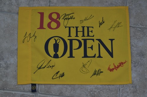 The open golf - open, flag