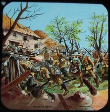 Glass Magic Lantern Slide THE