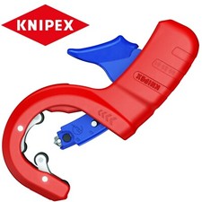 Knipex Pipe Cutter For Plastic Pipe Tube Cuts Up To 50mmØ And Deburrs 90 23 01