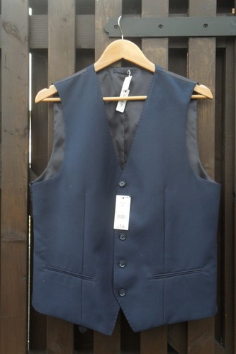Mens dark blue waistcoat - , by