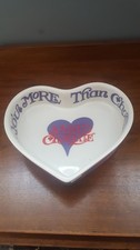 RARE EMMA BRIDGEWATER HEART SHAPED BAKER DISH, LOVE YOU ..........CHOCOLATE CAKE