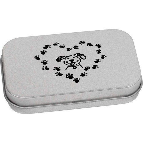 Love dog metal hinged tin - metal,