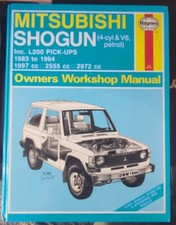 Mitsubishi Shogun 4 Cyl & V6