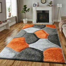 Thick Large Shaggy Rugs Non