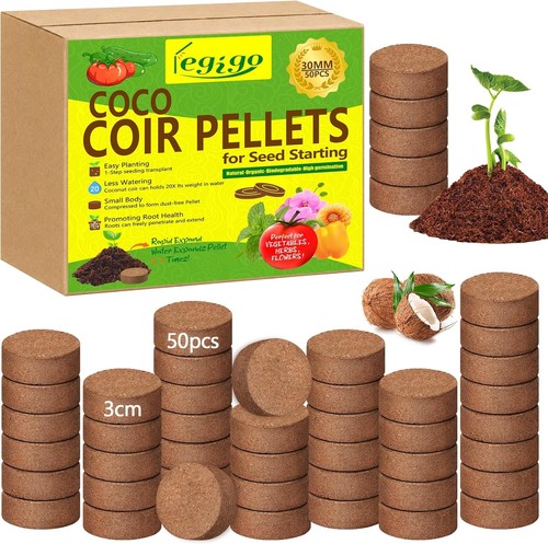 50pcs 30mm coco - coir, pellets