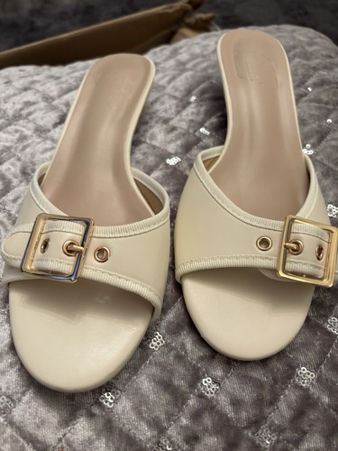 Ladies low kitten heel mule - ladies,