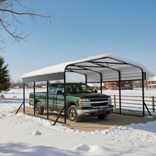 Metal Carport with Galvanized