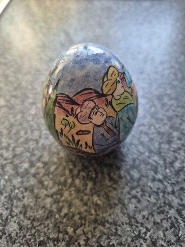 Decorative porcelain egg - decorative,