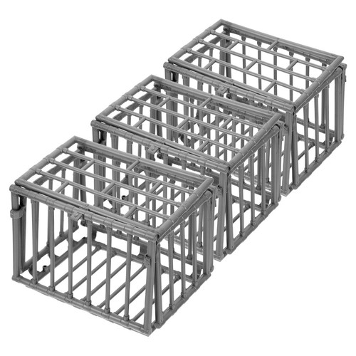 Miniature plastic cage set - plastic,