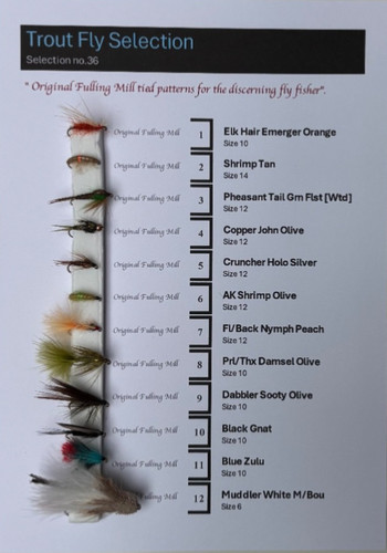 Fulling mill trout - , flies