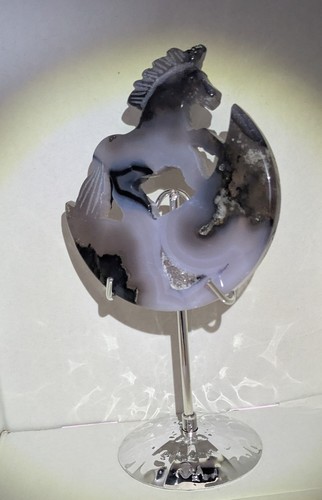 Agate unicorn moon - on, moon,