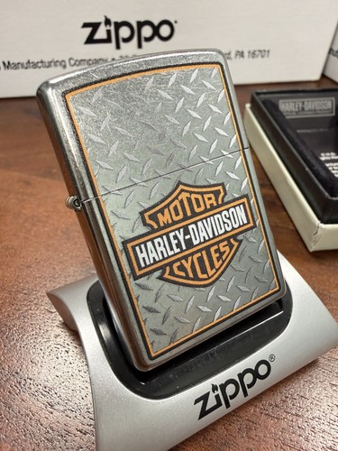 Genuine zippo lighter harley - lighter,