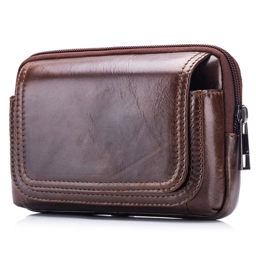 Men leather cash waist - leather,