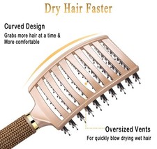 Boar Bristle Hair Brush -