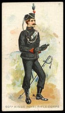 American Tobacco Co. - 'Military Uniforms C.  (T.413)' (c1895) - 60th Kings R...
